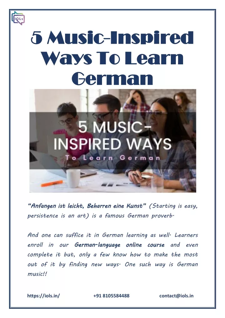 5 music 5 music inspired inspired ways to learn