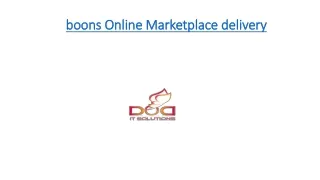 boons online marketplace delivery