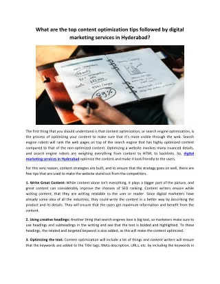 what are the top content optimization tips