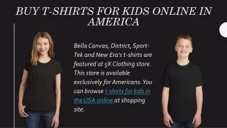Buy T-Shirts for Kids Online in America