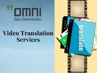 video translation services