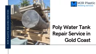 Poly Water Tank Repair Service in Gold Coast.