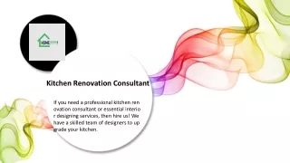 Kitchen Renovation Consultant