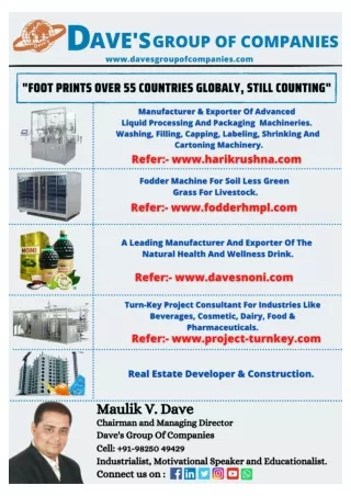 Dave's Group Of Companies - Maulik V. Dave