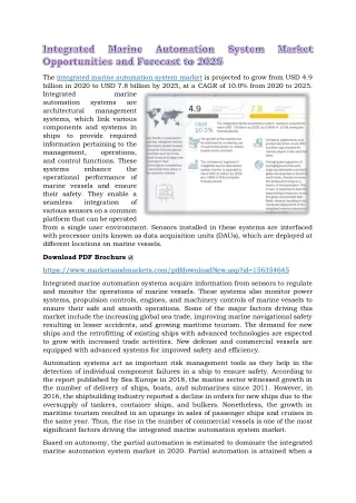the integrated marine automation system market