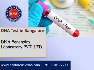 dna test in bangalore