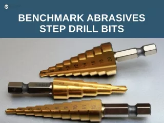 benchmark abrasives step drill bits
