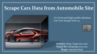 Scrape Cars Data from Automobile Site