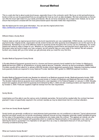 accrual method