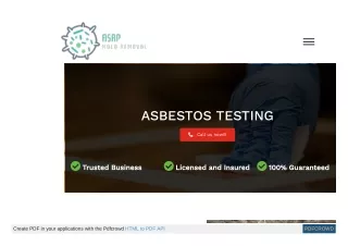 asbestos testing