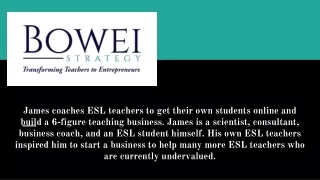 james coaches esl teachers to get their