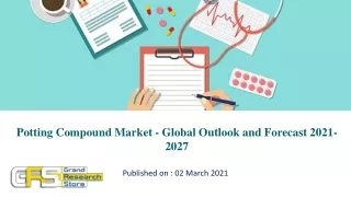 potting compound market global outlook