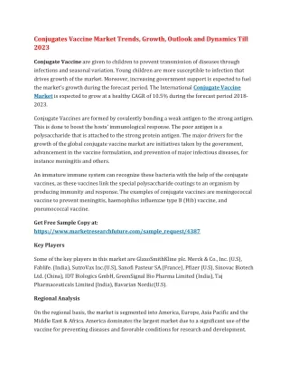 conjugates vaccine market trends growth outlook