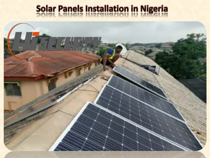 solar panels installation in nigeria