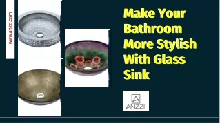 Make Your Bathroom More Stylish With Glass Sink