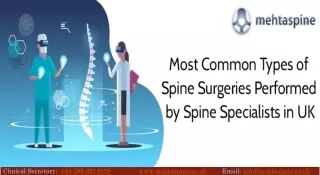 clinical secretary 44 785 0211939 www mehtaspine