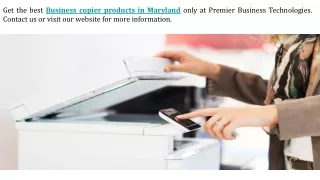 Copier Leasing in District of Columbia