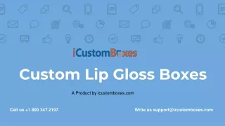 custom lip gloss boxes