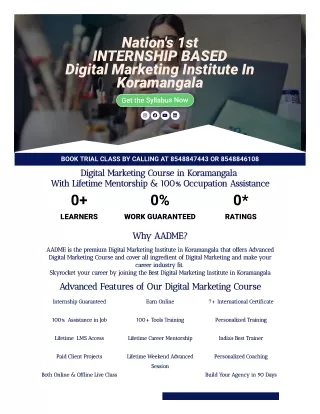 nation s 1st internship based digital marketing
