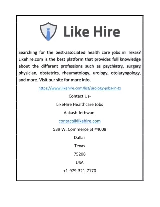 searching for the best associated health care
