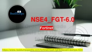 Get Updated Fortinet NSE4_FGT-6.0 Exam Dumps - NSE4_FGT-6.0 Real Dumps RealExamDumps