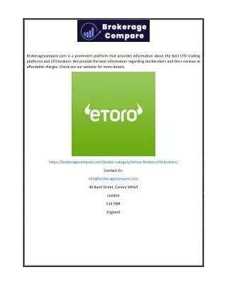 brokeragecompare com is a prominent platform that