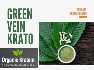 Buy Organic Green Kratom Online - Made In USA