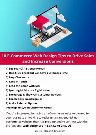 10 e commerce web design tips to drive sales