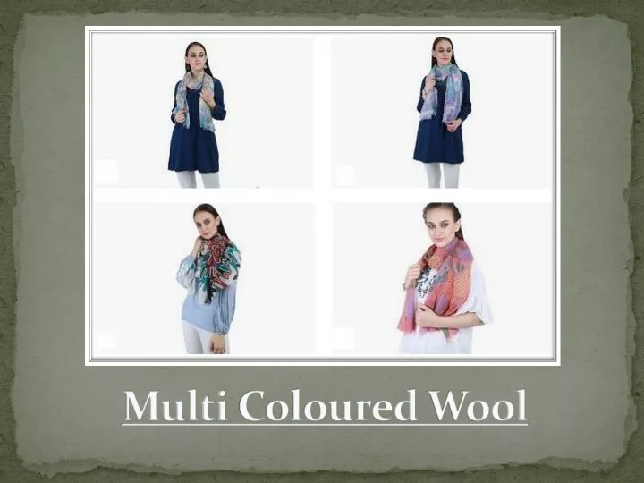 multi coloured wool