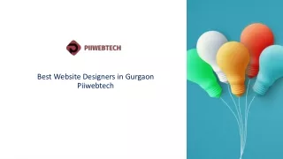 Website Designers in Gurgaon- Piiwebtech