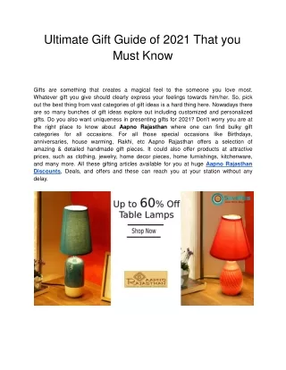 ultimate gift guide of 2021 that you must know