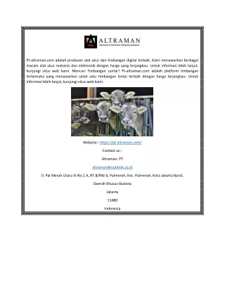 pt altraman com adalah produsen alat ukur