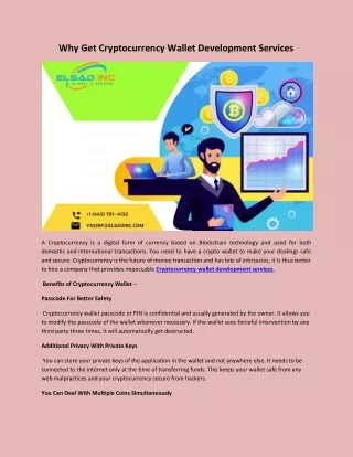 Why Get Cryptocurrency Wallet Development Services