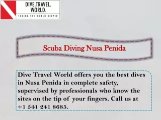 scuba diving nusa penida