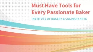 must have tools for every passionate baker