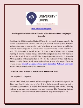 www universityliving com