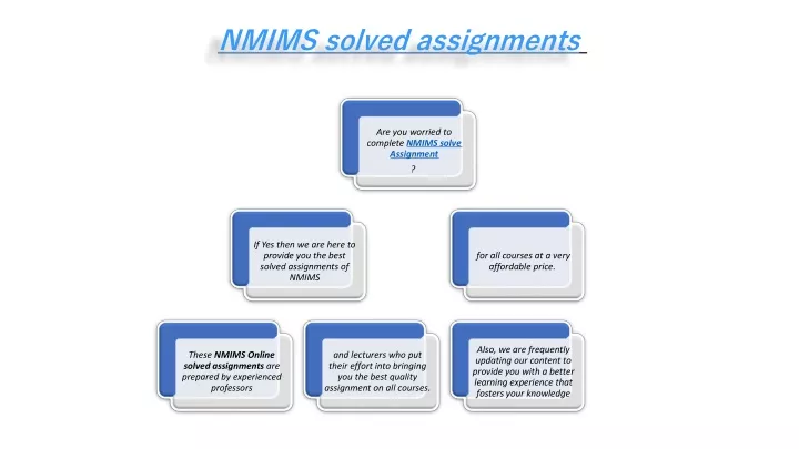 nmims solved assignments