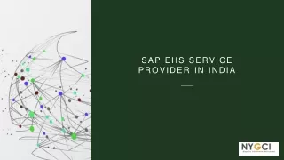 sap ehs service provider in india