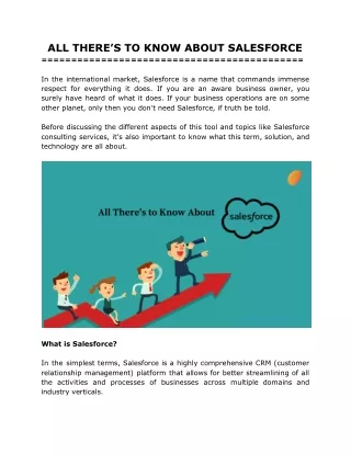 all there s to know about salesforce