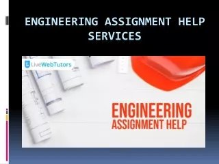 Engineering Assignment Help Services