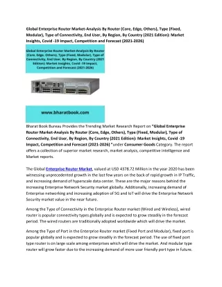 global enterprise router market analysis