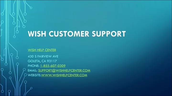 wish customer support