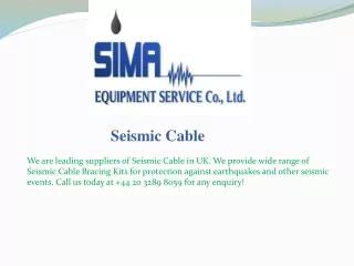 seismic cable