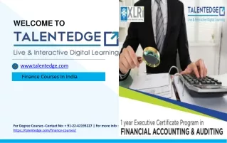 Finance Courses In India