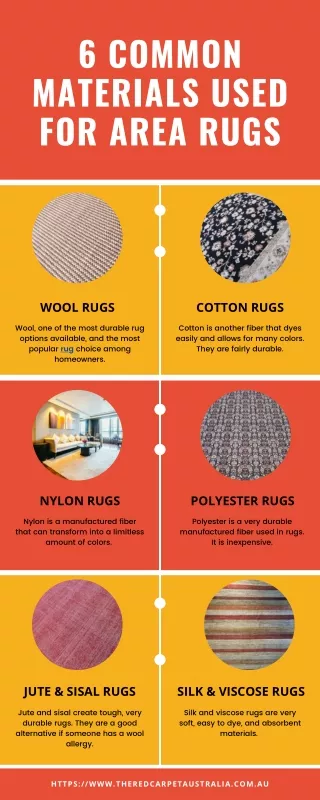 6 Common Materials Used For Area Rugs