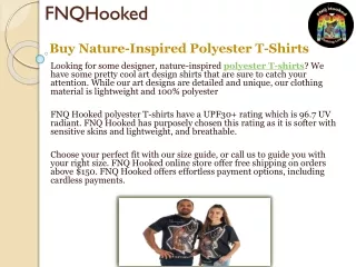 Buy Nature-Inspired Polyester T-Shirts