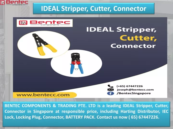 ideal stripper cutter connector