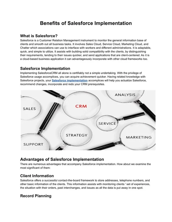 PPT - Benefits of Salesforce Implementation PowerPoint Presentation ...