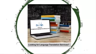 Certified Translation Services and Interpreters in India