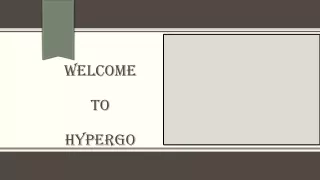 welcome to hypergo